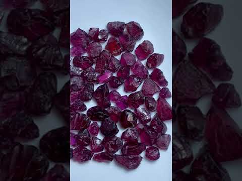 188.30 Carats Pinkish Red Garnet Parcel From Africa