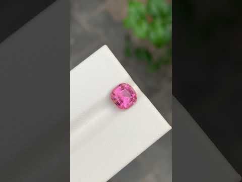 1.95 Carats Loose Soft Pink Tourmaline Cushion Shape