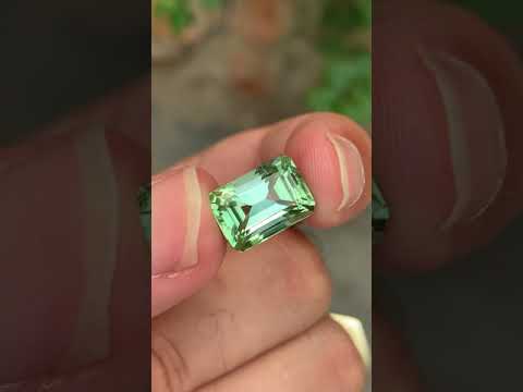 8.10 Carats Loose Tourmaline Emerald Cut