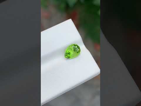 2.25 Carats Loose Peridot Pear Shape