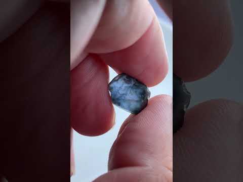 6.45 Carats Facet Rough African Blue Sapphire