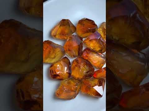 65.22 Grams Facet Rough Natural Maderia Citrine Parcel From Brazil