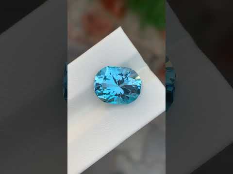 9.75 Carats Loose Sky Blue Topaz Fancy Cut